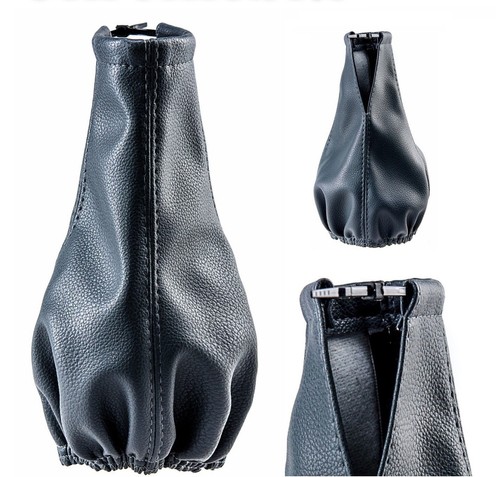 Schaltknauf aus leder - leder, mit